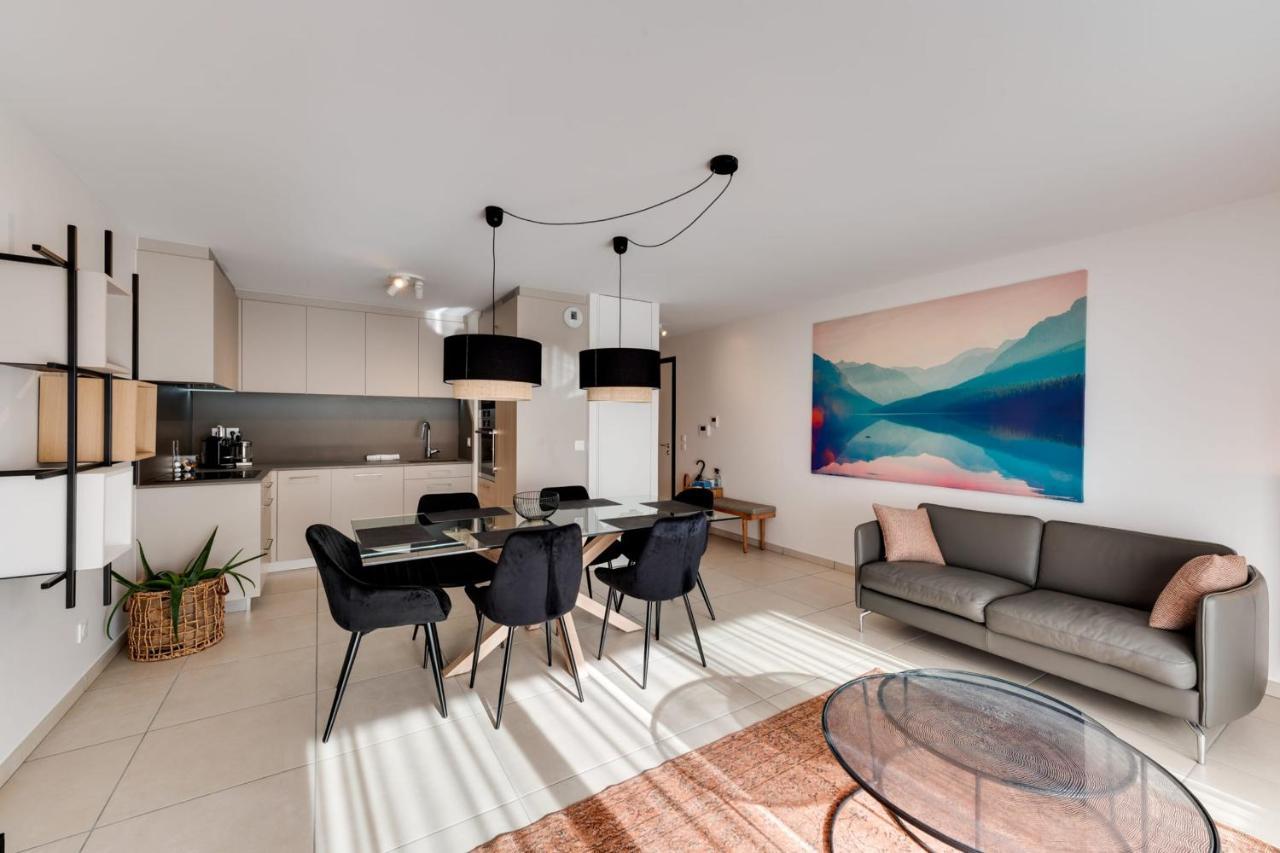 Le Reposoir - New 2 Bedroom Apartment With Terrace & Garage 阿讷西 外观 照片